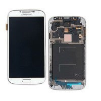 samsung galaxy s4 i9505 touch+lcd+frame white original Service Pack