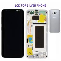 samsung g950f galaxy s8 touch+lcd+frame silver original Service Pack