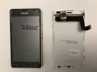 sony xperia e1 d2004 d2005 touch+lcd+frame white