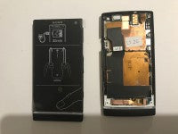 sony xperia s lt26i touch+lcd+frame black