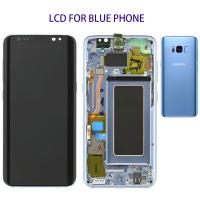 samsung g950f galaxy s8 touch+lcd+frame blue original Service Pack
