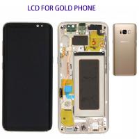 samsung g950f galaxy s8 touch+lcd+frame gold original Service Pack