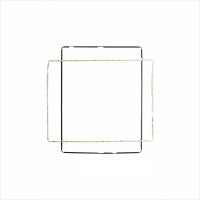 iPad 2 plastic for frame white