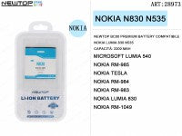 NEWTOP BC00 PREMIUM BATTERY COMPATIBILE NOKIA N830 N535