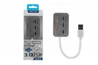 NEWTOP SDR03 MULTI LETTORE SCHEDE DI MEMORIA + USB HUB USB3.0