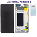 Samsung Galaxy S10 Plus G975f Touch+Lcd+Frame White (Frame Silver) Service Pack