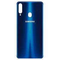 samsung galaxy a20s 2019 a207 back cover+camera glass blue original