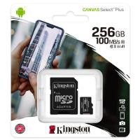 KINGSTON Canvas Select Plus microSD 256GB Class10 UHS-I adapter sdcs2