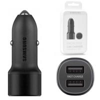 Car charger USB Samsung 2 X USB Black in Blister
