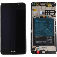 Huawei Y6 2017 / Y5 2017 / Nova Young Touch+Lcd+Frame+Battery Black Original