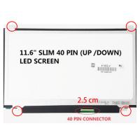 computer led 11.6 &quot; side up and down 40 pin lcd display