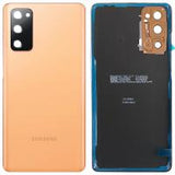 Samsung galaxy S20 FE G781 5G back cover+camera glass orange original