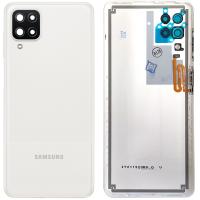 Samsung galaxy A12 A125 back cover+camera glass white original