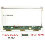 computer led 14" B140XW01 40pin lcd display