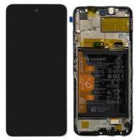 Huawei P Smart 2021 touch+lcd+frame+battery black original