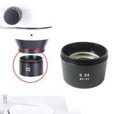 Auxiliary Objective Lens for Stereo Microscope Industry Video 48mm Mounting Thread KP-0.5X