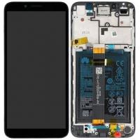 Huawei Y5p touch+lcd+frame+battery black original
