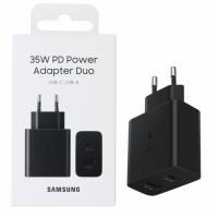 Samsung 35W Power Adapter Duo EP-TA220NBEGEU Black In Blister