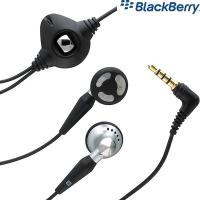 Black Berry Wired Stereo Headset 3.5mm Original Black Bulk