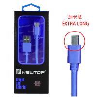 NEWTOP BASIC USB 1M MICRO USB - V8 - I9500 BLUE