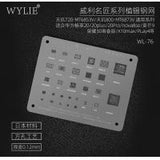 Wylie WL-76 BGA Reballing Stencil for HUAWEI Enjoy 20/20plus/20Pro/Nova8se/Maimang9 Honor 30 Phecda 800 720 MT6853V 6873