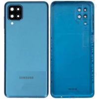 Samsung Galaxy A12 A127 Back Cover+Camera Glass Blue Original