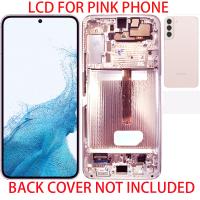 Samsung Galaxy S22 Plus S906B Touch+Lcd+Frame Pink Gold Original Service Pack