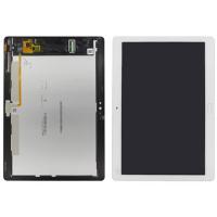 Huawei Tab Tab Mediapad M3 Lite 10.1&quot; BAH-W09 Touch+Lcd+Id Touch White Original Service Pack
