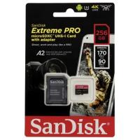 SanDisk Extreme Pro MicroSDXC Uhs-I Card With Adapter 256GB