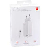 Xiaomi Mi Travel Charger (Type-A + Type-C) 65W GaN Tech with Cable White BHR5515GL In Blister