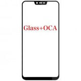 Oppo A3/F7 Glass+OCA Black