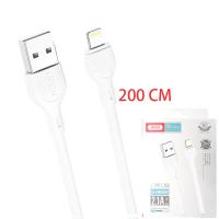 XO Design Cable USB To Lightning NB200 2M 2.1A White In Blister