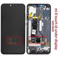 Xiaomi Mi 8 Touch+Lcd+Frame+Id Touch Black Service Pack