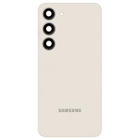 Samsung Galaxy S23 S911 Back Cover+Camera Glass Cream Service Pack