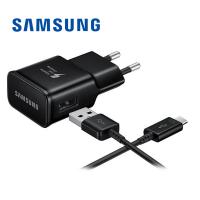 Samsung TA200NBE Wall Charger 15W 1x USB with Type-C Cable Black Bulk
