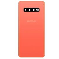 Samsung Galaxy S10 Plus G975f Back Cover+Camera Glass Orange AAA