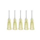 Glue Adhesive Needles Industrial Liquid Dispenser Needle Tips 20Ga Yellow 5 Pcs