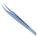 Blue Cresant Shaped Mirosoldering Tweezers