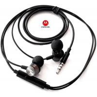 Motorola Handsfree With Microphone 3.5 mm Jack Black Original In Blister