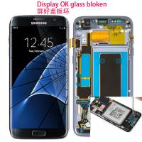 Samsung Galaxy S7 Edge G935 Touch+Lcd+Frame Display OK Glass Bloken