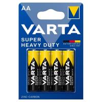 Varta Super Heavy Duty Batteries AA / LR6 Set 4 Pcs In Blister