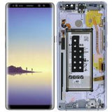Samsung Galaxy Note 8 N950f Touch+Lcd+Frame+Battery Violet Grey Service Pack