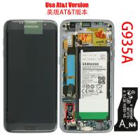 Samsung Galaxy G935A (USA AT&amp;T) Touch+Lcd+Battery Black Service Pack