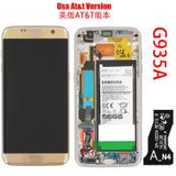 Samsung Galaxy G935A (USA AT&T) Touch+Lcd+Battery Gold Service Pack
