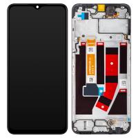 Oppo A77 4G / 5G Touch+Lcd+Frame Black Service Pack
