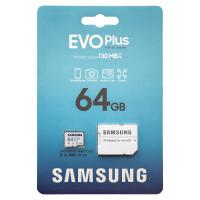 MicroSDXC Memory Card Samsung Evo Plus With Adapter 64Gb Class 10 / UHS-1 U3 MB-MC64KA/EU